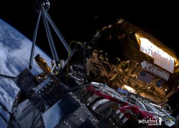 El módulo lunar Odiseo se encuentra “sano y salvo”, aunque es probable que aterrizara de costado