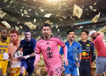 El ránking de los 100 deportistas que más dinero ganaron en 2023