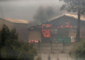 Las dramáticas FOTOS de los incendios que consumen el centro de Chile
