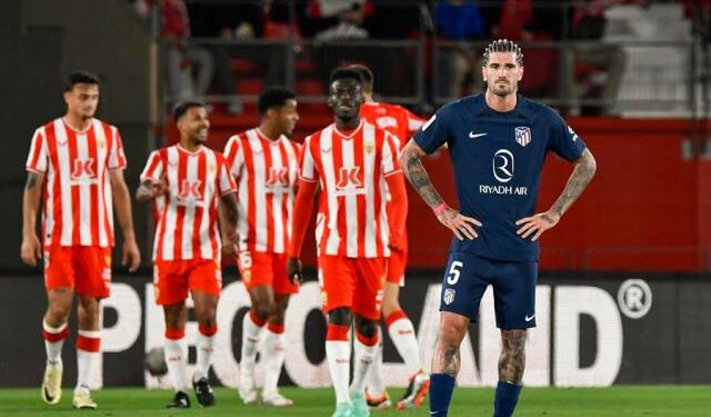 Atlético de Madrid se estancó en Almería tras duelo de goles argentinos