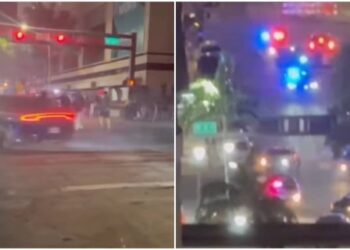 VIDEO: Conductores toman ilegalmente las calles de Miami para realizar peligrosos piques y piruetas