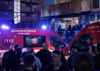 Suspendieron partido en Portugal tras batalla campal que dejó heridos y mucha violencia