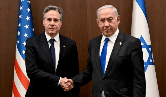 Blinken se reunió con Netanyahu en Jerusalén para avanzar en una tregua en la Franja de Gaza