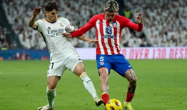 Atlético impidió en los minutos finales la escapada de Real Madrid