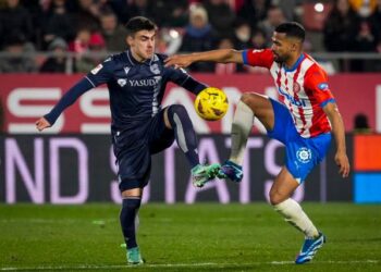 Polémica anulación de un gol de Yangel Herrera provocó empate de Girona