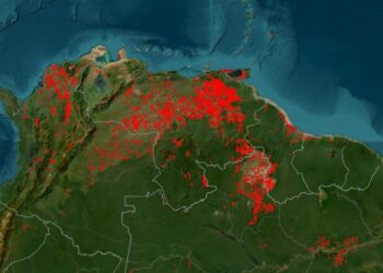 Venezuela está ardiendo: Más de 5 mil focos de calor, revelan imágenes satelitales de la Nasa