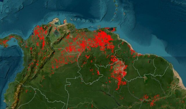 Venezuela está ardiendo: Más de 5 mil focos de calor, revelan imágenes satelitales de la Nasa
