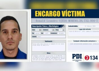 Policía chilena teme que captores saquen al exmilitar venezolano secuestrado