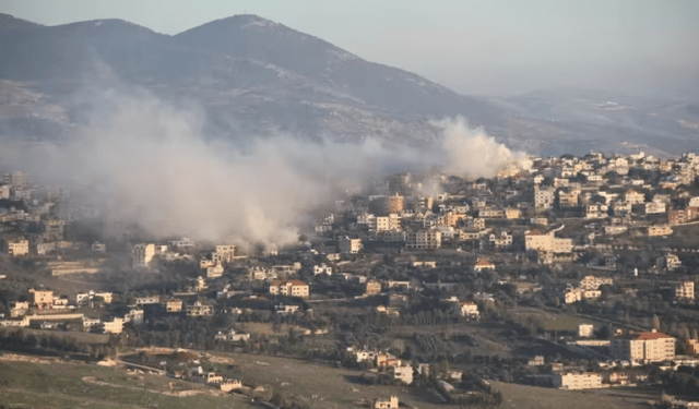 Israel atacó un complejo militar del grupo terrorista Hezbollah en el sur del Líbano (VIDEO)