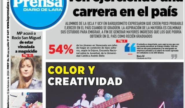 Portadas de este lunes 12 de febrero de 2024