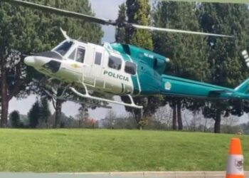 Helicóptero de la Policía colombiana desapareció en pleno vuelo sobre Antioquia