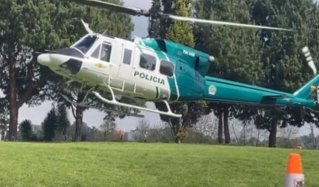 Helicóptero de la Policía colombiana desapareció en pleno vuelo sobre Antioquia