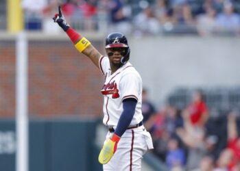 Ronald Acuña arrojó tranquilidad respecto a cómo está su rodilla derecha