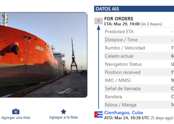 Buque Petrolero María Cristina con bandera cubana se convierte en instrumento de saqueo a Venezuela