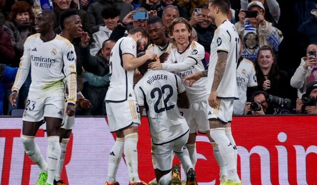 Real Madrid superó al Celta de Vigo y recuperó su firmeza en LaLiga