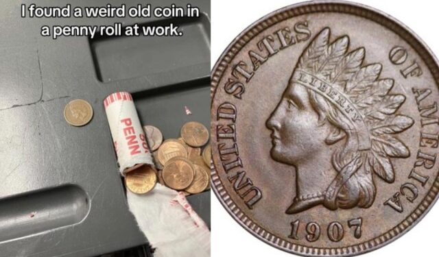 Encontró una moneda vieja en su trabajo en EEUU, pero no sabía que valía millones (VIDEO)
