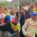 VIDEO: escoltas sudaron la gota gorda para que Maduro y “Cilita” pudieran llegar a pie a un mitin en Coro
