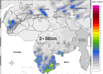 Inameh prevé lluvias de intensidad variable en algunos estados de Venezuela este #1Mar