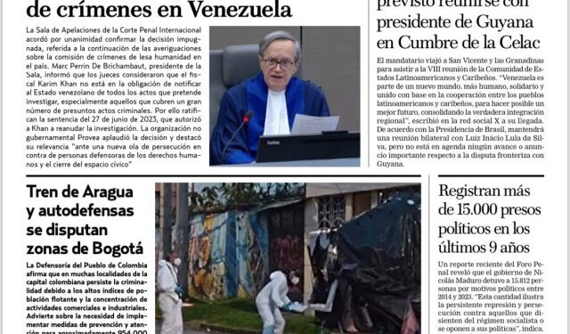 Portadas de este sábado 2 de marzo de 2024