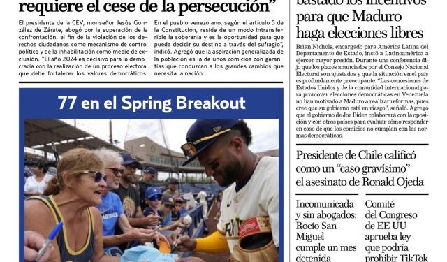 Portadas de este sábado 9 de marzo de 2024