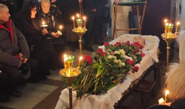 EN IMÁGENES: El cuerpo de Alexéi Navalni durante sus funerales en una iglesia de Moscú