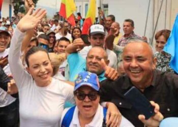 “There is no substitute, we will soon be here as president”: María Corina Machado in Altamira de Cáceres in Barinas
