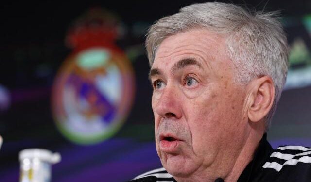 Ancelotti medita repetir equipo ante el Leipzig en Champions