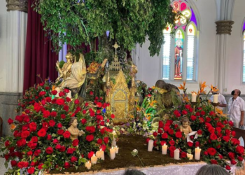 Recorrido de los 7 templos: Feligrés desde la Basílica El Cristo en Barquisimeto.[VIDEO]