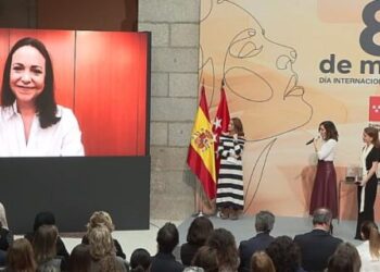 Comunidad de Madrid y Díaz Ayuso reconocen a María Corina Machado en el Día Internacional de la Mujer