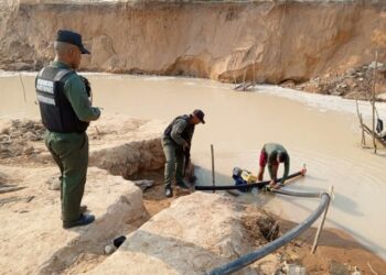 GNB desmanteló campamento que era empleado para la minería ilegal en Bolívar