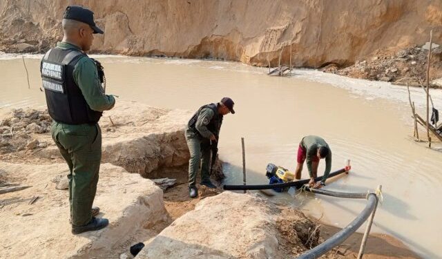 GNB desmanteló campamento que era empleado para la minería ilegal en Bolívar