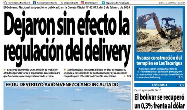 Portadas de este viernes 1 de marzo de 2024