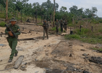 Al menos 9 detenidos en Amazonas por minería ilegal: más de 15 campamentos desmantelados
