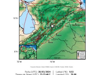 Fuerte temblor en Venezuela de magnitut4.7 se siente en Portuguesa, Lara, Mérida y Zulia.