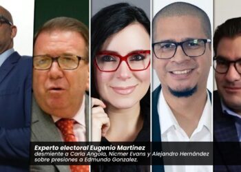Experto electoral Eugenio Martínez desmiente a Carla Angola, Nicmer Evans y Alejandro Hernández sobre presiones a Edmundo González