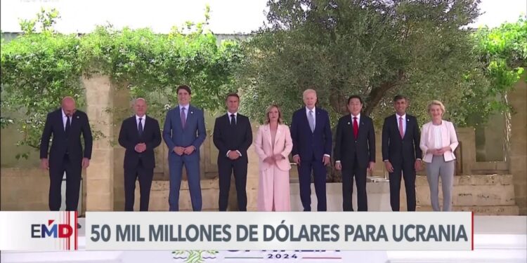 Líderes G7 acuerdan prestar 50.000 millones de dólares a
Ucrania