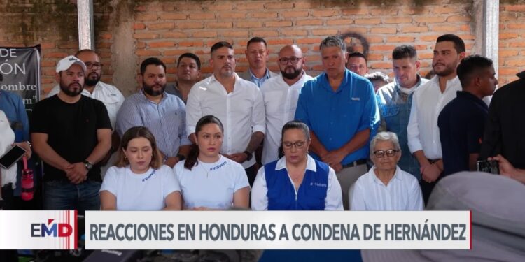 Familiares y críticos reaccionan en Honduras a la condena del expresidente Juan Orlando Hernández