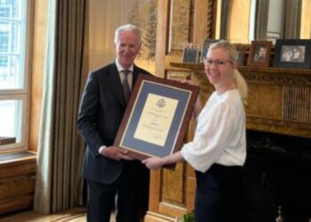 Periodista finalmente reconocida por su trabajo contra la desinformación rusa