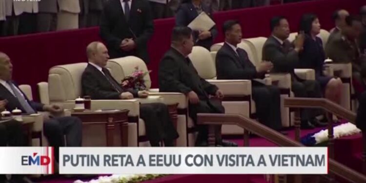 Putin firma acuerdos con Vietnam durante gira asiática, en medio de aislamiento internacional
