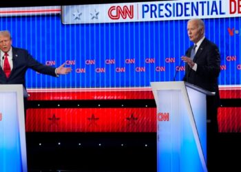 El presidente Joe Biden y el expresidente Donald Trump arrancaron su primer debate rumbo a las elecciones presidenciales de 2024.