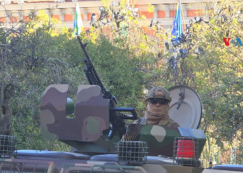 En Fotos | Movilización de militares en la plaza Murillo en Bolivia