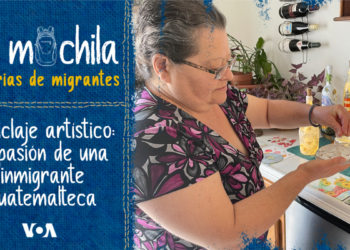 Artesana guatemalteca pone su granito de arena para salvar el planeta