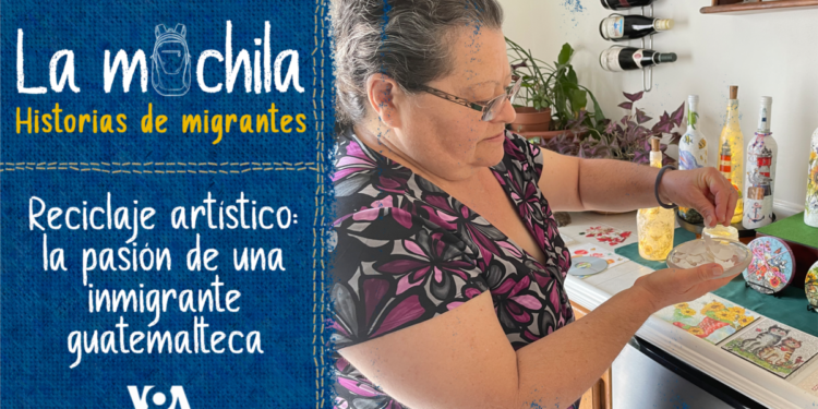 Artesana guatemalteca pone su granito de arena para salvar el planeta