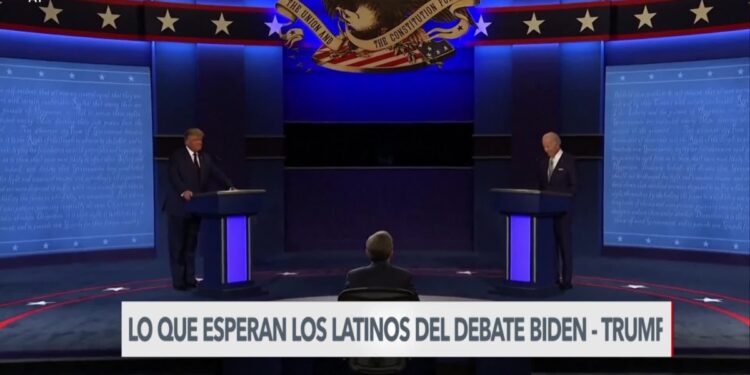 Lo que esperan los latinos del debate Biden