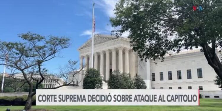 Corte Suprema limita procesos a asaltantes del Capitolio