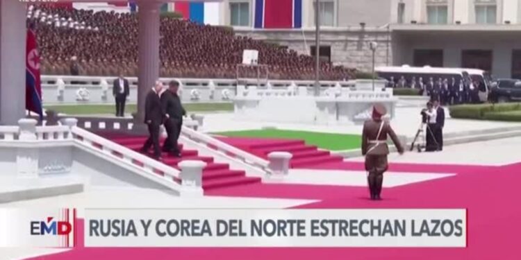 Rusia y Corea del Norte firman acuerdo de defensa mutua en Pyongyang