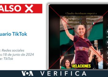 No, la presidenta electa de México no anunció que deportará a ecuatorianos como se dice en TikTok