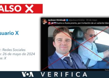 La foto que publicó un usuario de X junto al presidente de Rusia fue manipulada