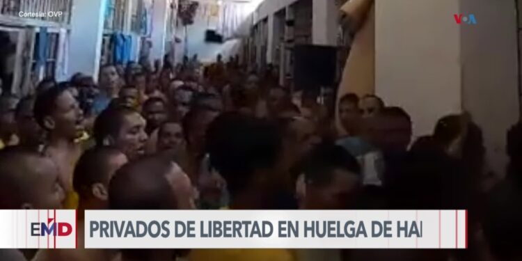Población penitenciaria de Venezuela inicia huelga de hambre para protestar condiciones carcelarias