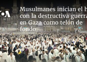 Musulmanes inician el haj con la destructiva guerra en Gaza como telón de fondo